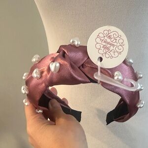 Pink Pearl Headband